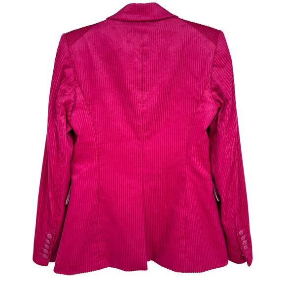Veronica Beard Gaya Blazer Corduroy Miller‎ Hot Pink Size 2 Dickey Jacket - Picture 7 of 14